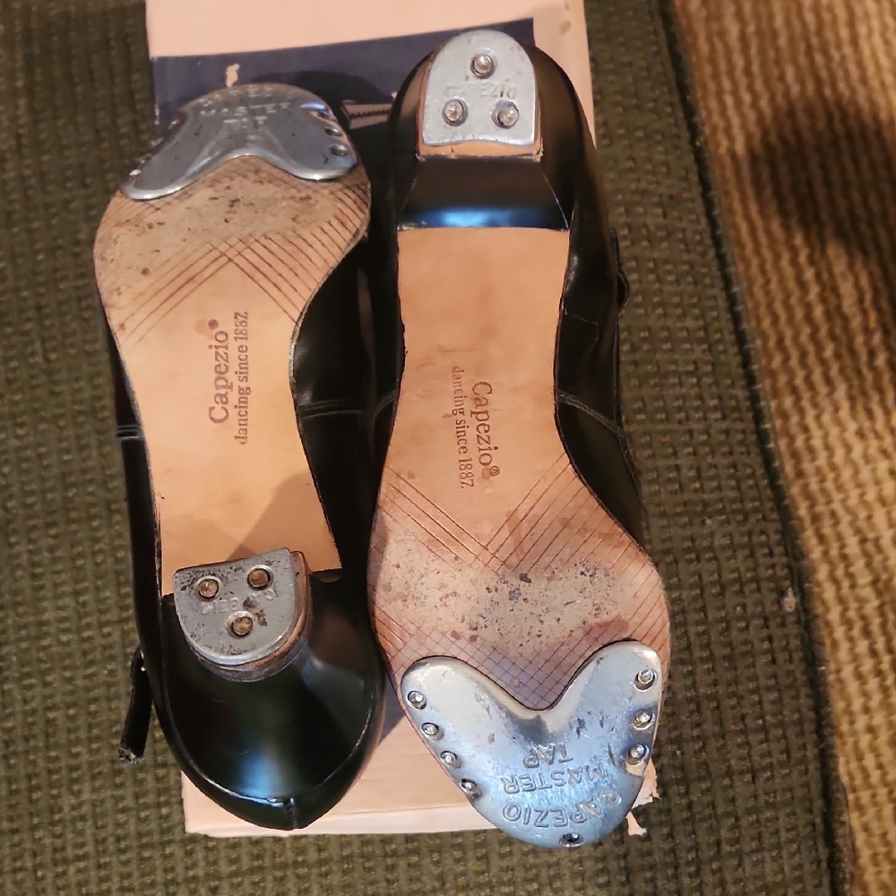 Capezio black Master Tap Shoes Women's Size 7M - Picture 7 of 7